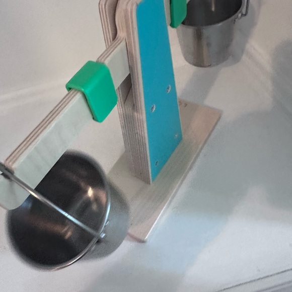 Lovevery Every Which Weigh Scale with Buckets Wooden Toy Enthusiast Play Kit - Picture 7 of 13